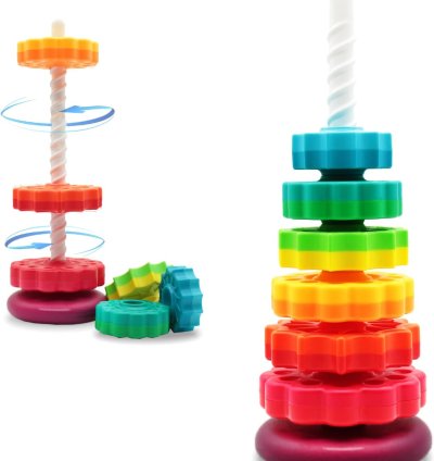 LUCKFUTURE Educational Spinning Stacking Toys